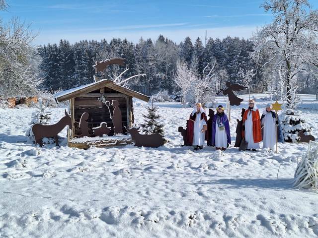 Krippe im Freien in Schlegelsberg, KGdm Rtenbach