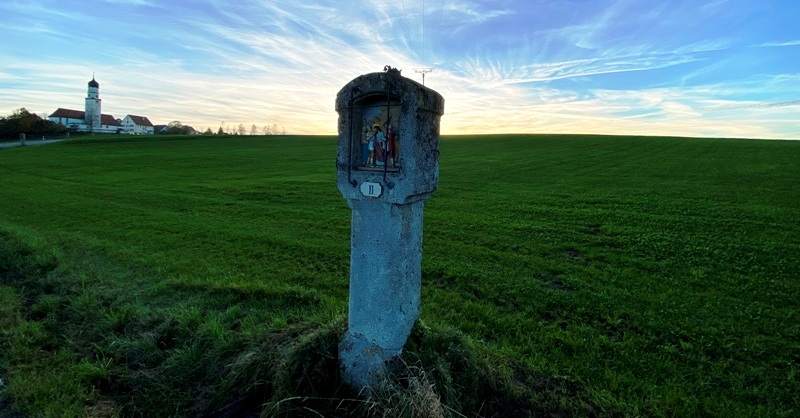 Abendstimmung am Kreuzweg Eintrnenberg