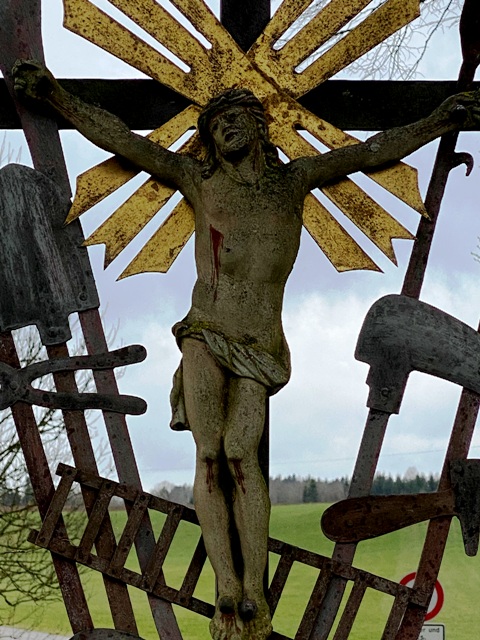 Arma-Christi-Kreuz Adrazhofen, Richtung Tannhöfe