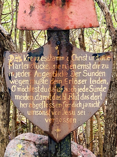 Haubach, Arma-Christi-Kreuz
