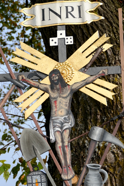 Heggelbach, Arma-Christi-Kreuz, renoviert 2024