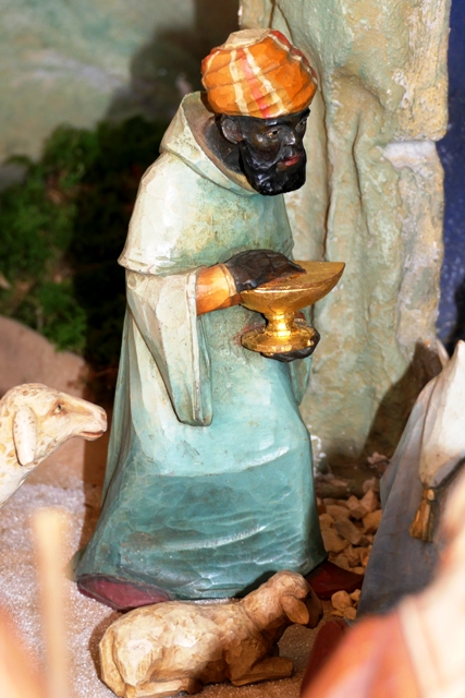 Krippe in der Pfarrkirche St. Nikolaus Heggelbach