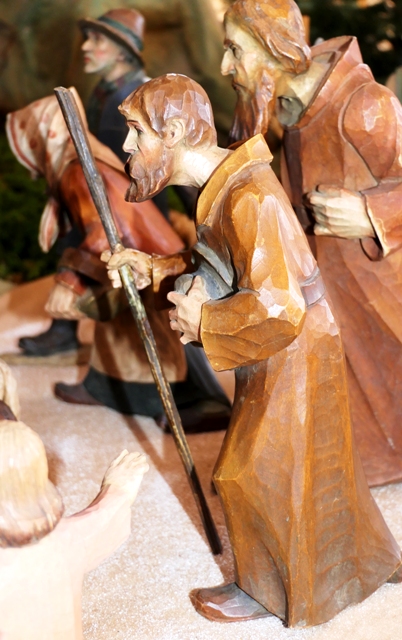 Krippe in der Pfarrkirche St. Nikolaus Heggelbach