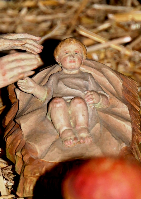 Krippe in der Pfarrkirche St. Nikolaus Heggelbach