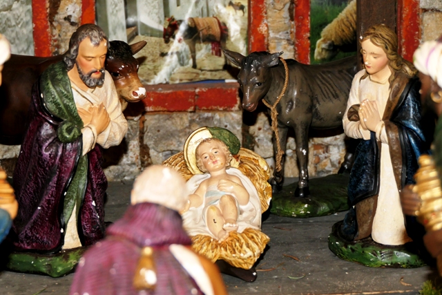 Krippe in der Pfarrkirche Hofs bei Leutkirch