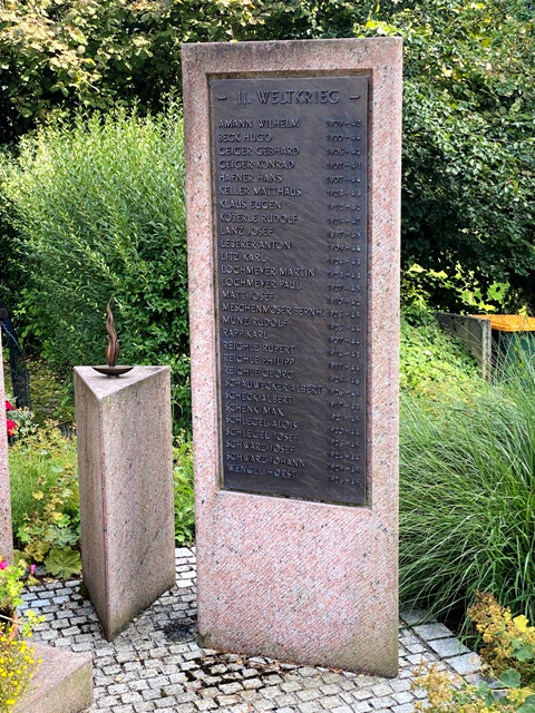 Denkmal fr die Gefallenen und Vermissten der Weltkriege in Kappel