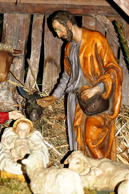 Krippe in der Pfarrkirche St. Sebatian Pfrungen