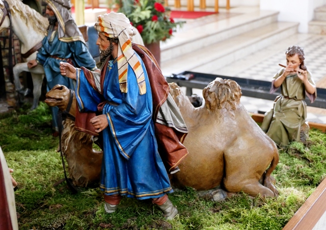 Weihnachtskrippe in der Pfarrkirche Roggenzell