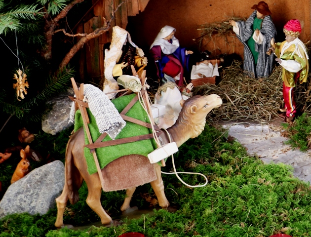 Schlier, Krippe in der Pfarrkirche St. Martin