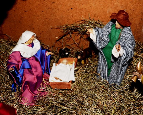 Schlier, Krippe in der Pfarrkirche St. Martin