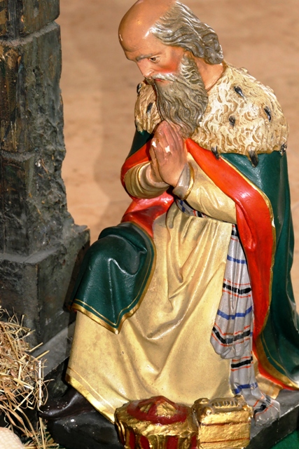 Schmalegg, Krippe in der Pfarrkirche St. Nikolaus