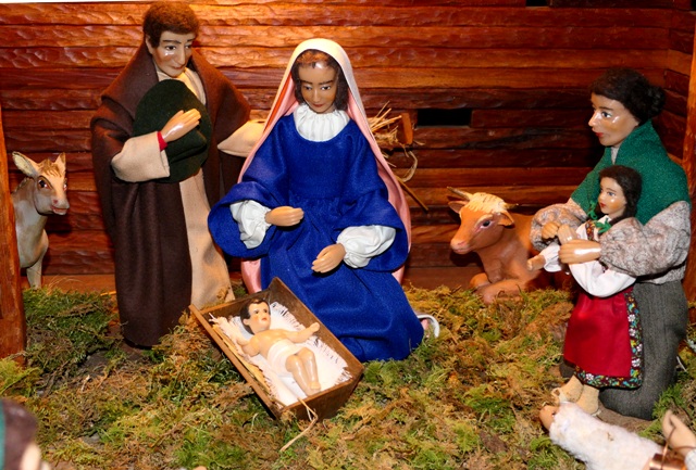 Krippe in der Pfarrkirche Heilig Geist Weingarten