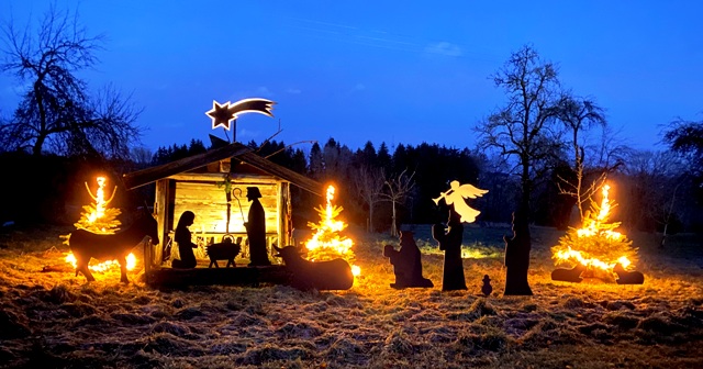 Krippe im Freien in Schlegelsberg, KGdm Rtenbach